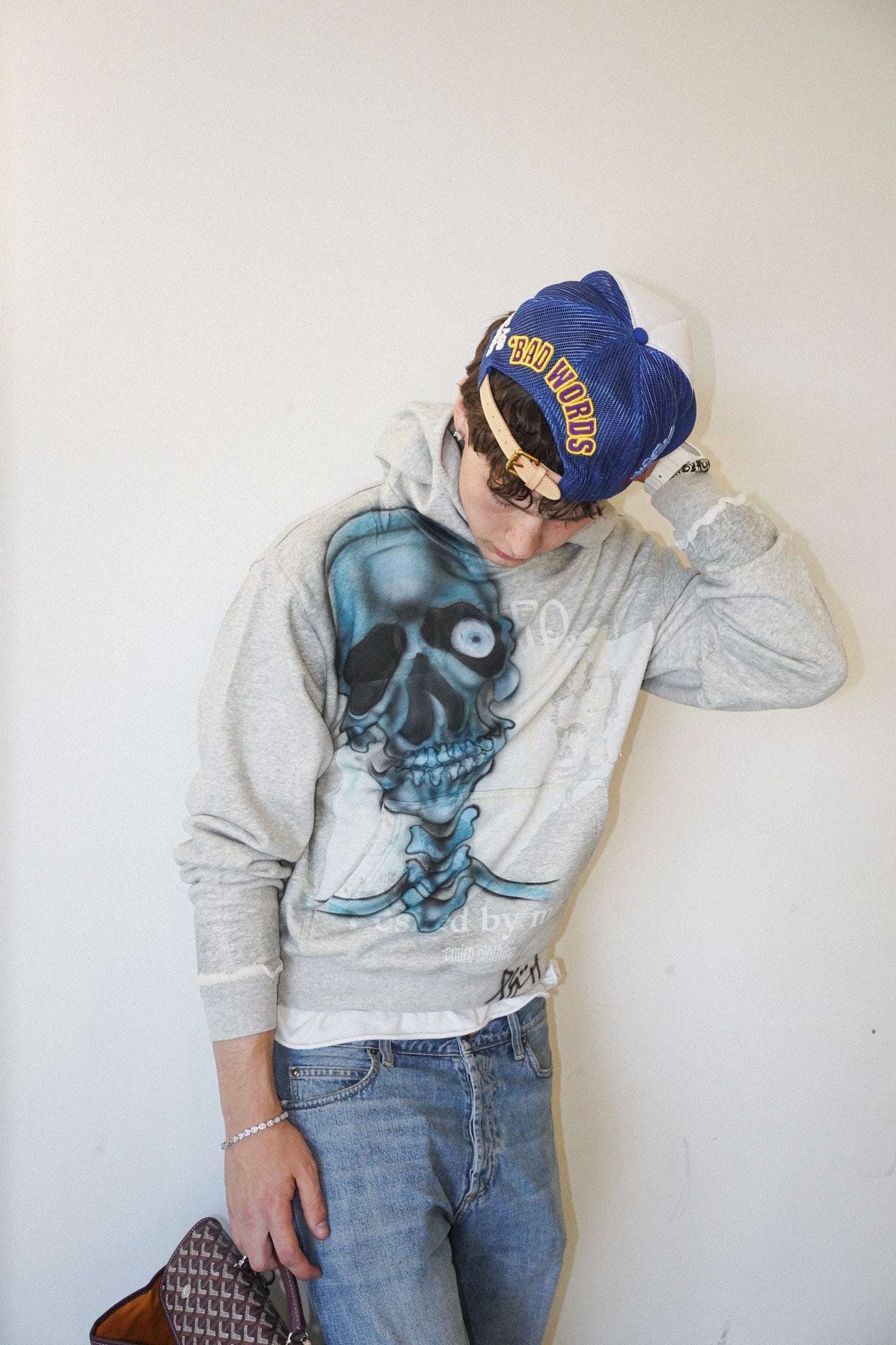 1:1 AIRBRUSH SKELETON HOODIE