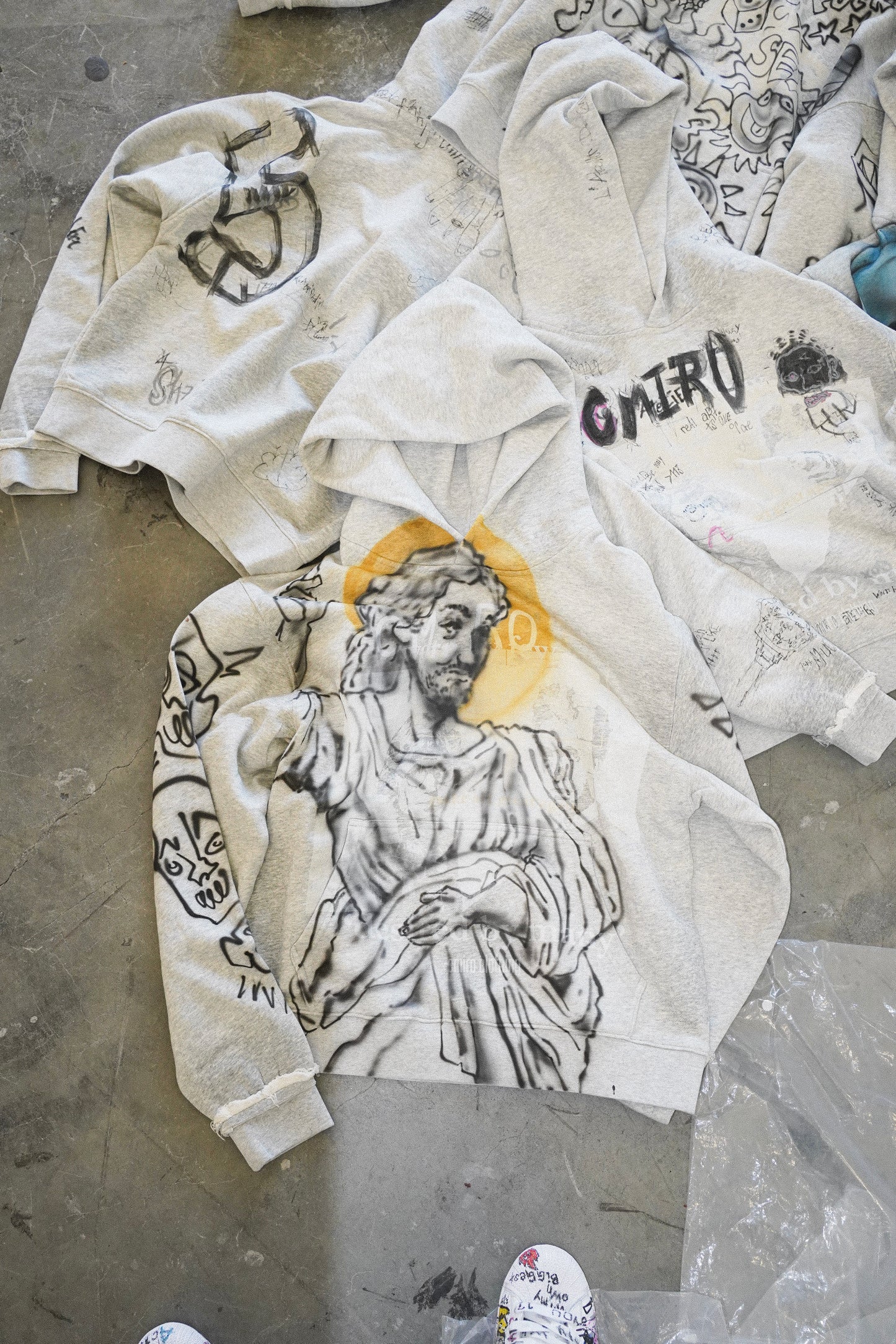 1:1 AIRBRUSH JESUS HOODIE