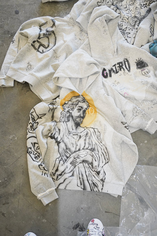 1:1 AIRBRUSH JESUS HOODIE