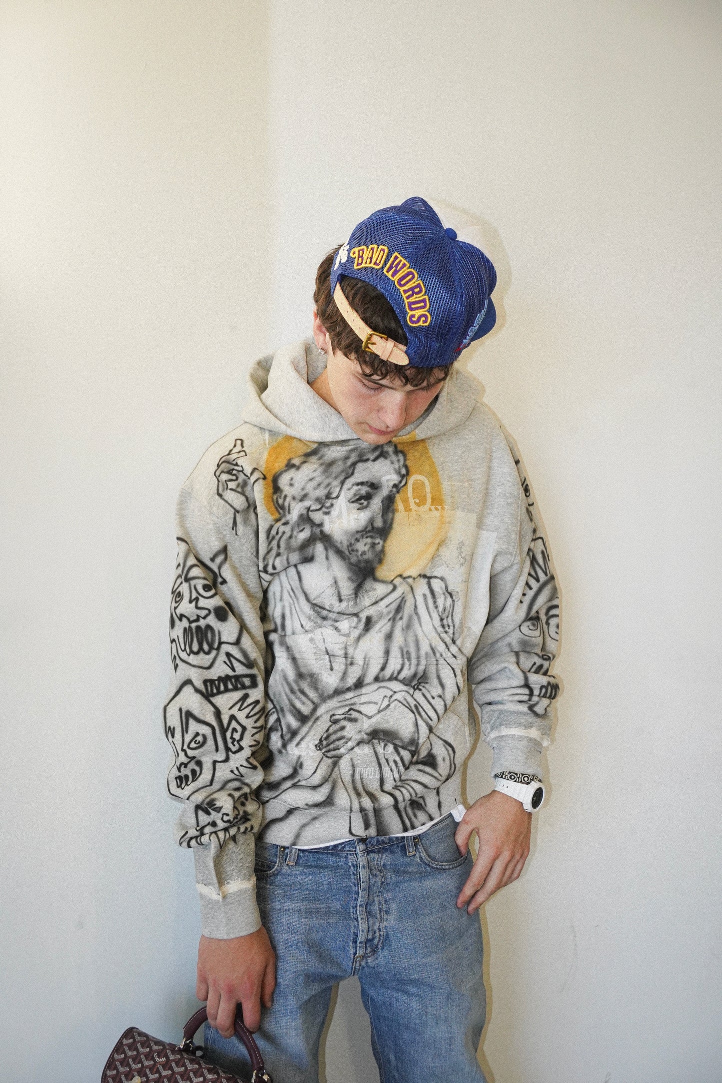 1:1 AIRBRUSH JESUS HOODIE