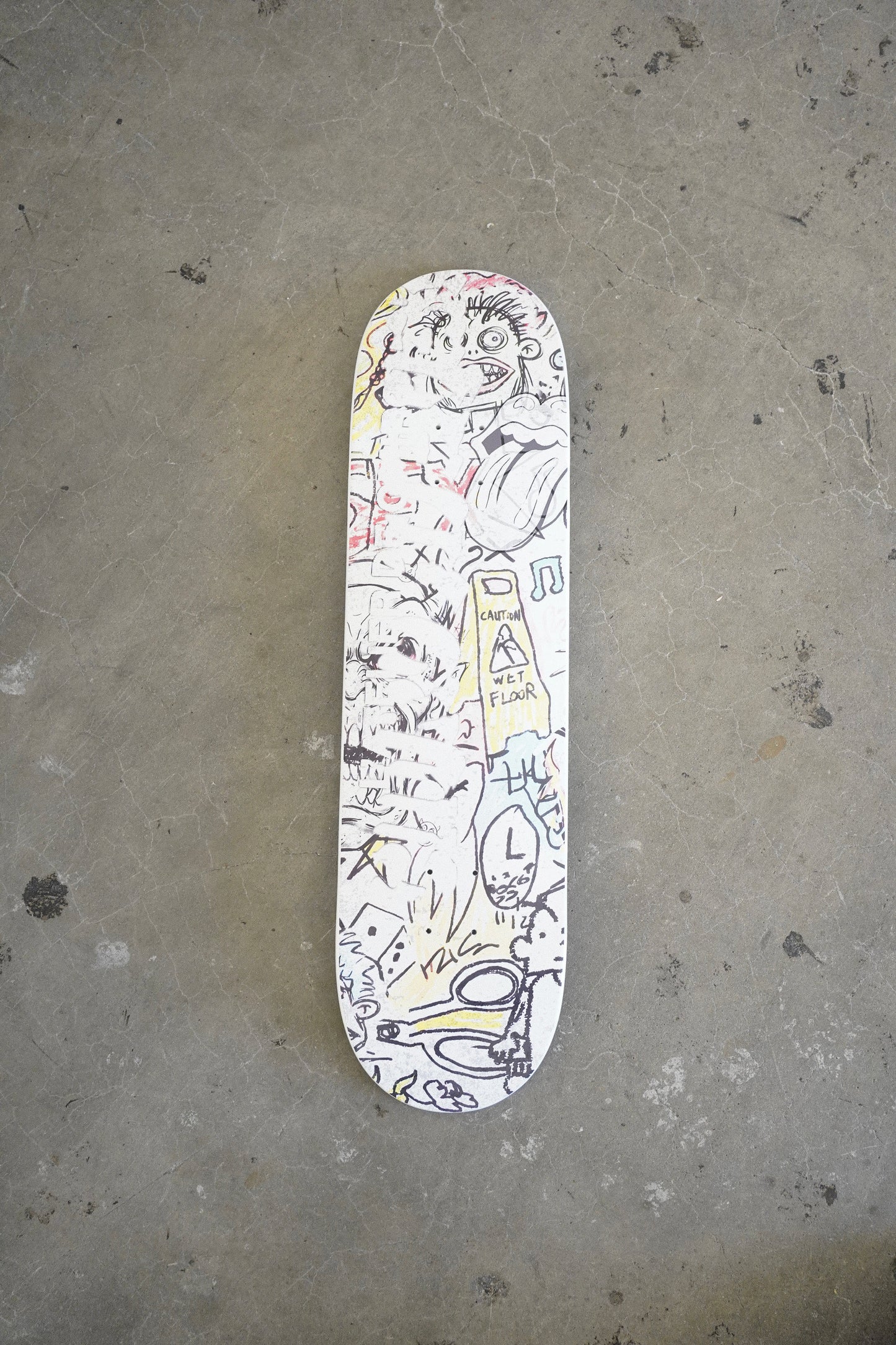 1:1 CAUTION SKATE DECK