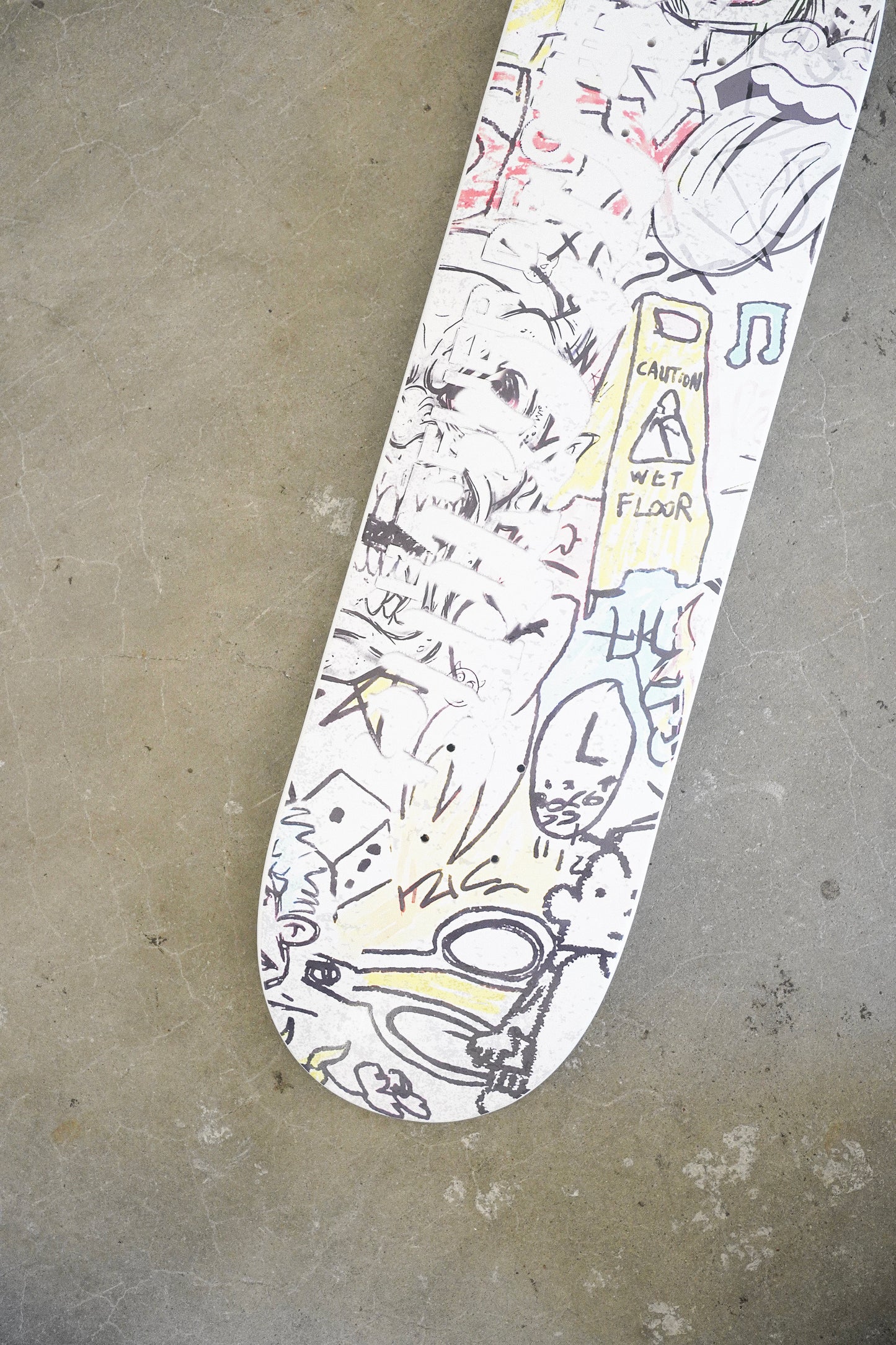 1:1 CAUTION SKATE DECK