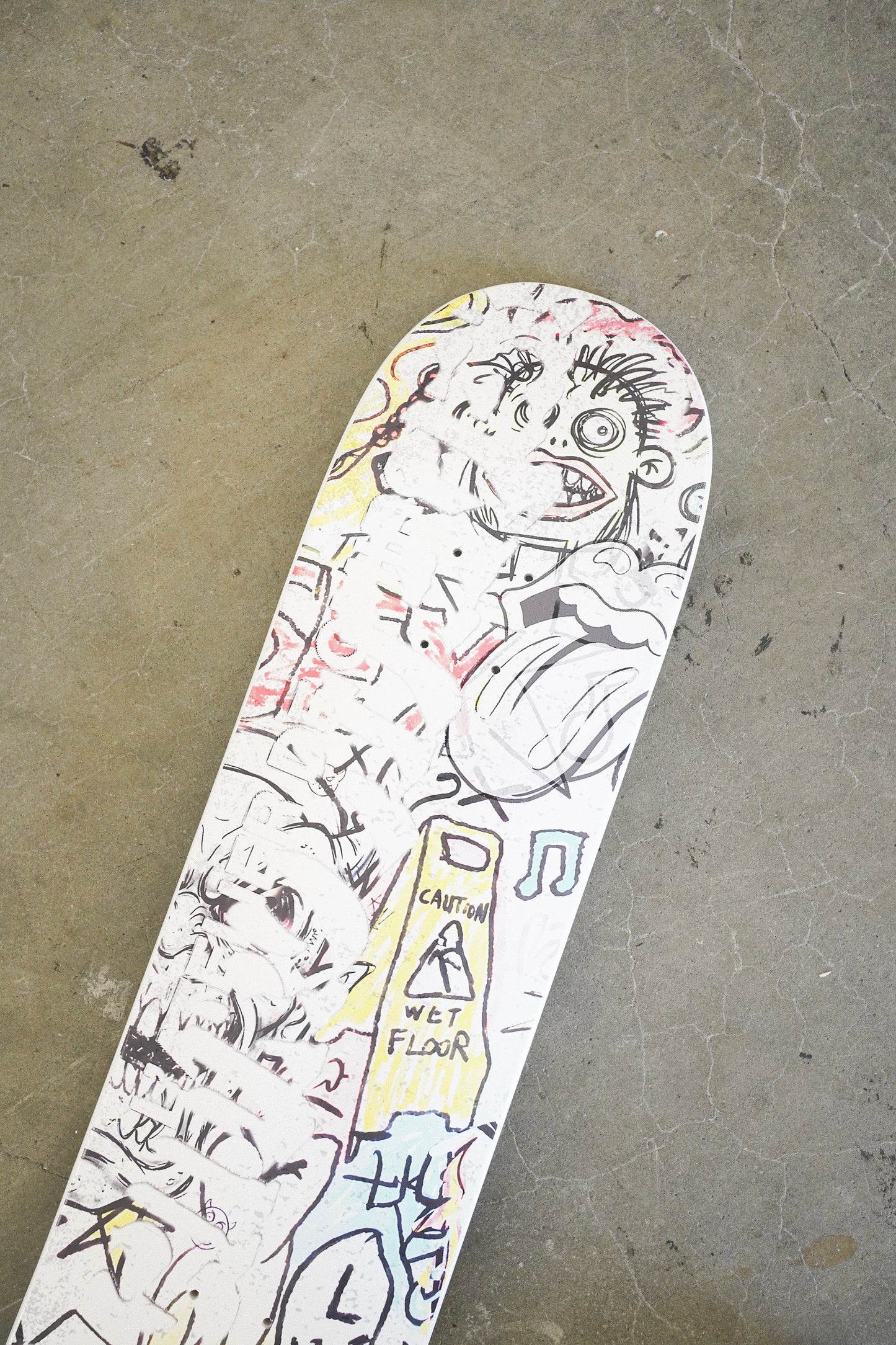 1:1 CAUTION SKATE DECK